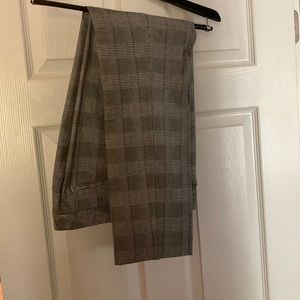 Black & White Plaid Pants